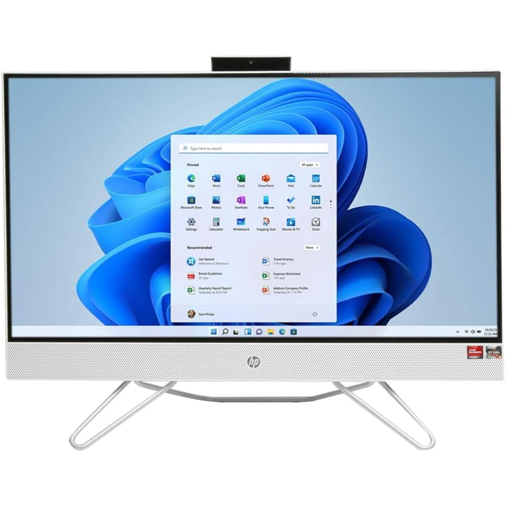 HP All-in-One 24-cb1021 PC, 23,8", AMD Ryzen 3, 8 GB RAM, 256 GB (Generalüberholt)